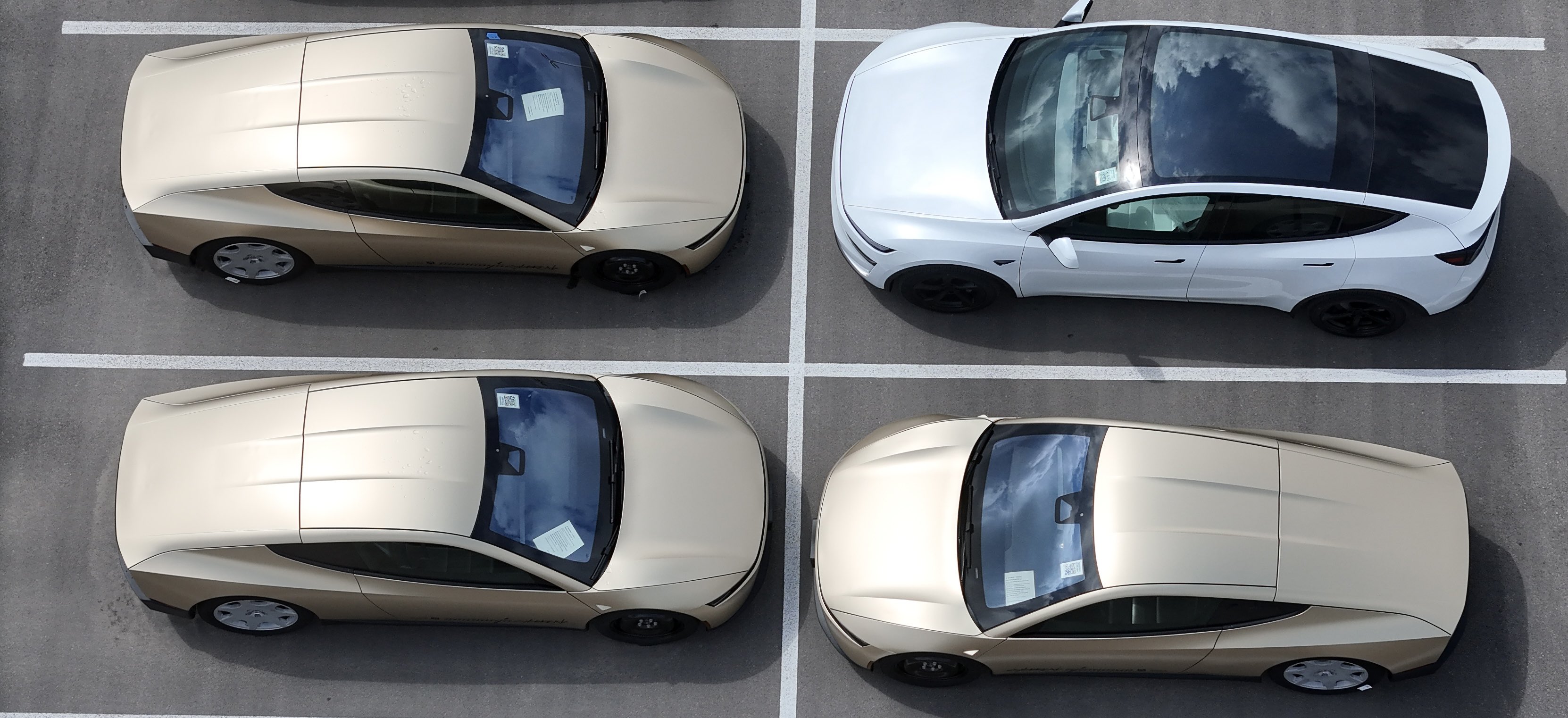 特斯拉Cybercab与Model Y尺寸对比