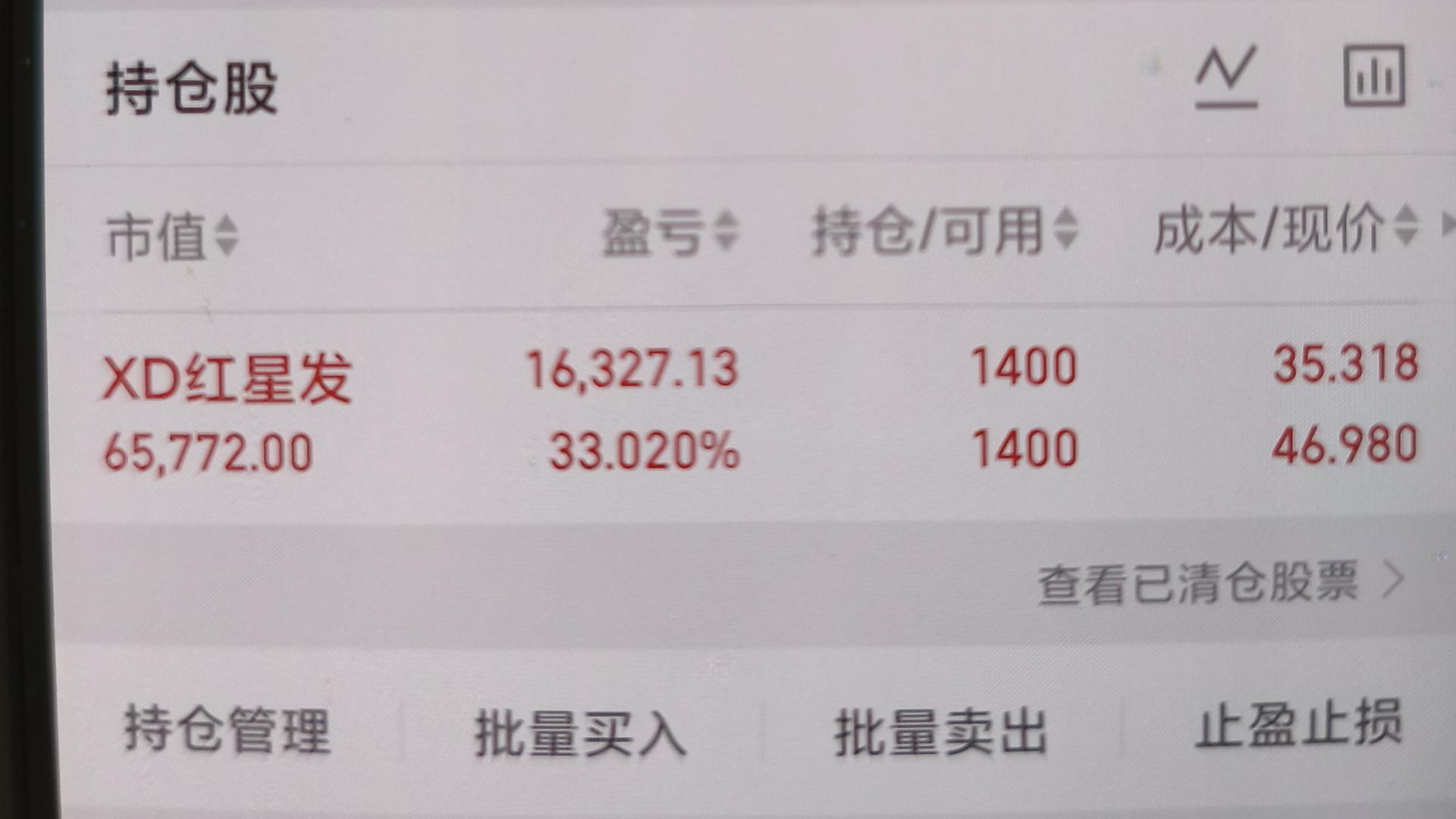 6月3日：红星发展。