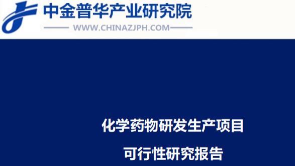 化学药物研发生产项目可行性研究报告
