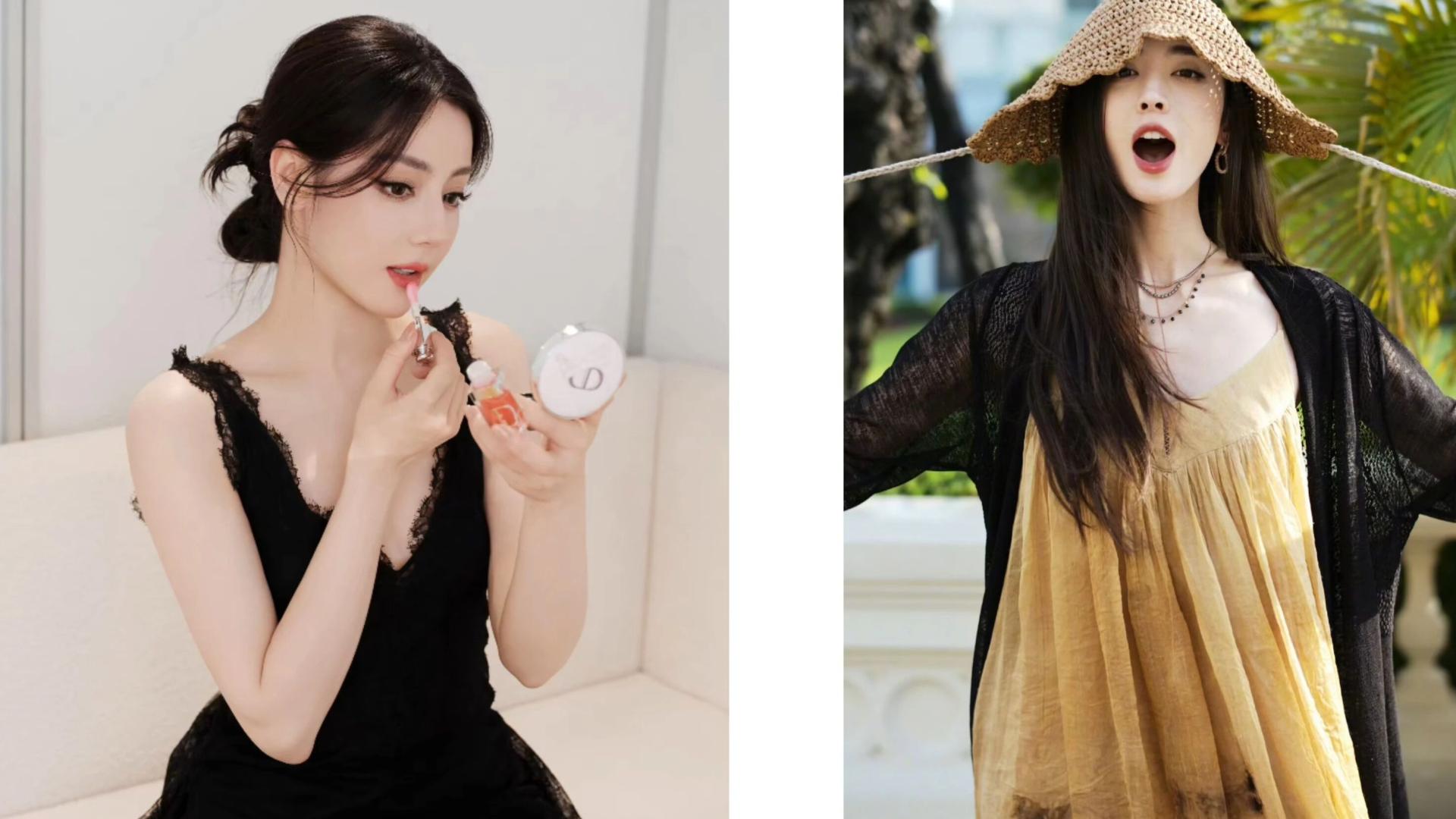 同是浓艳系：为什么娜扎越简约越贵气，热巴却越华丽越惊艳？