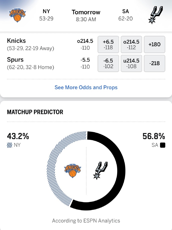 明天nba总决赛G2公布主裁判，托尼。冥冥之中感觉尼克斯还是能赢，大家怎么看？