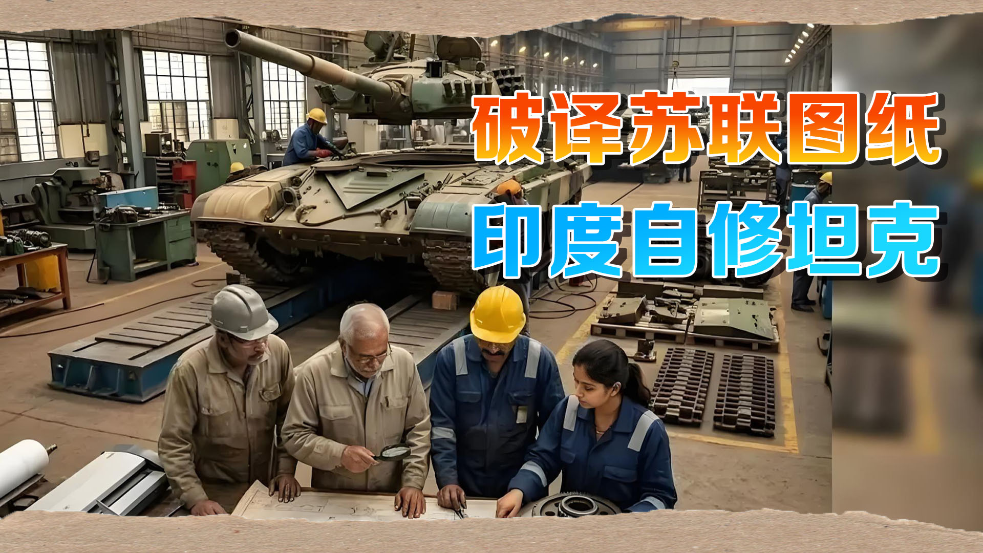 拿到苏联文档，印度决定：自己修坦克！