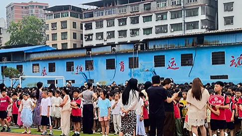 耒阳师范附属小学开展消防安全疏散演练 3分钟完成全校师生安全撤离