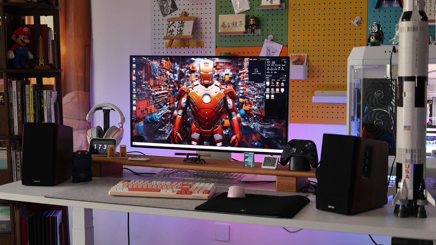 纤毫毕现，全能之选：酷优客P32K4K144Hz镜面屏显示器深度体验