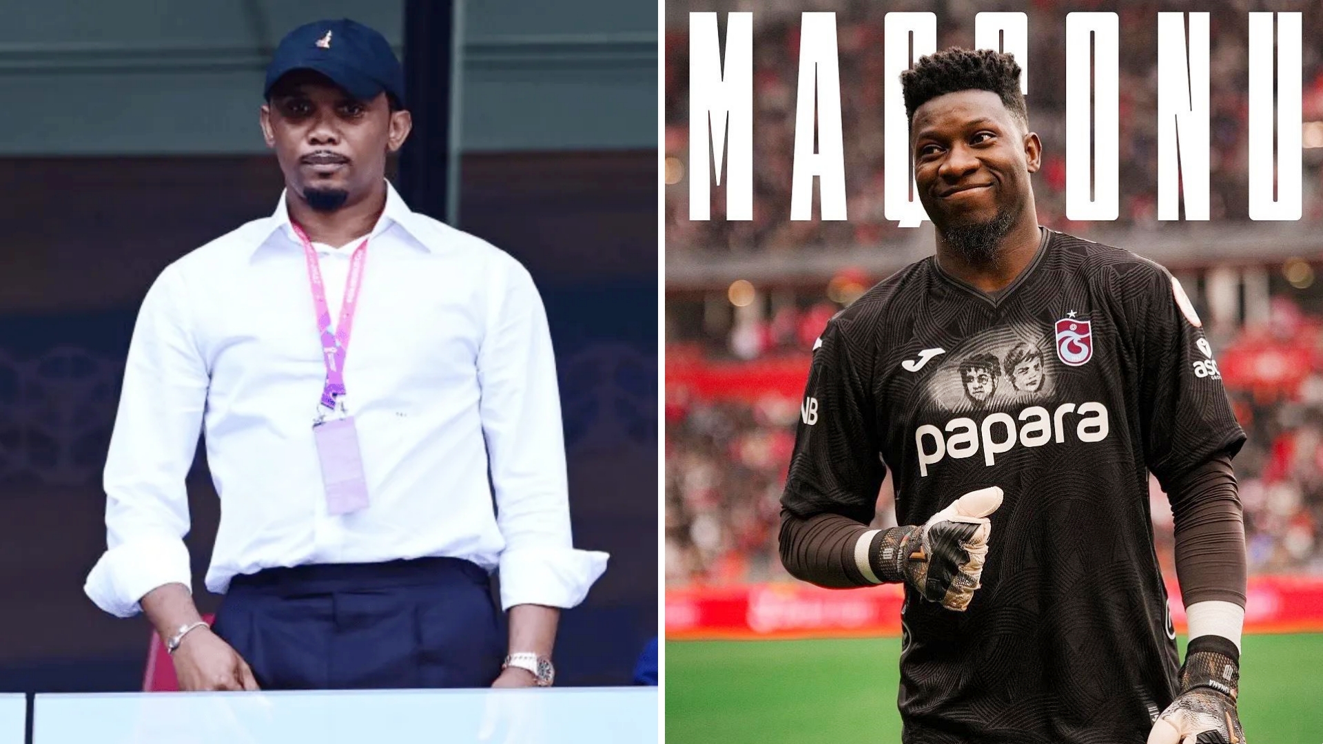 奥纳纳与喀麦隆足协主席埃托奥撕破脸面，他可能面临数年的禁赛。
不过奥纳纳已不再有