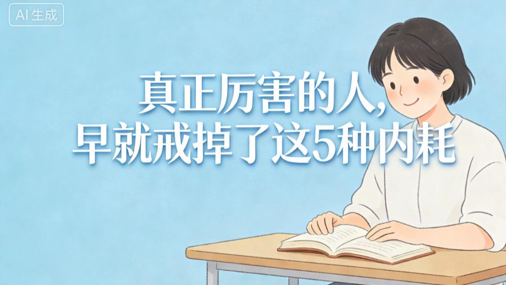 真正厉害的人，早就戒掉了这5种内耗！心静了，身体就好了