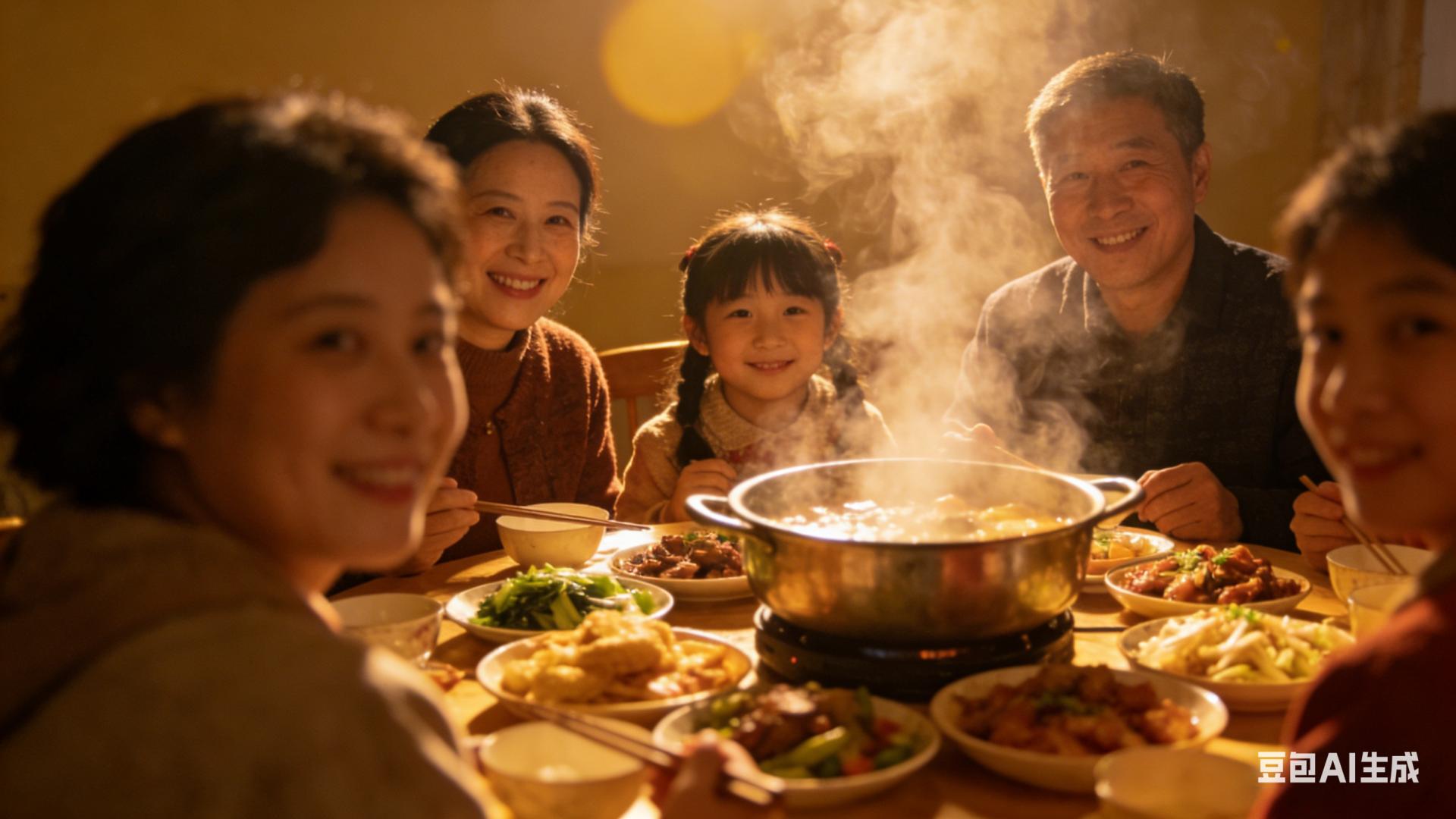 人间最好的团圆，不过一桌热饭，一盏明灯