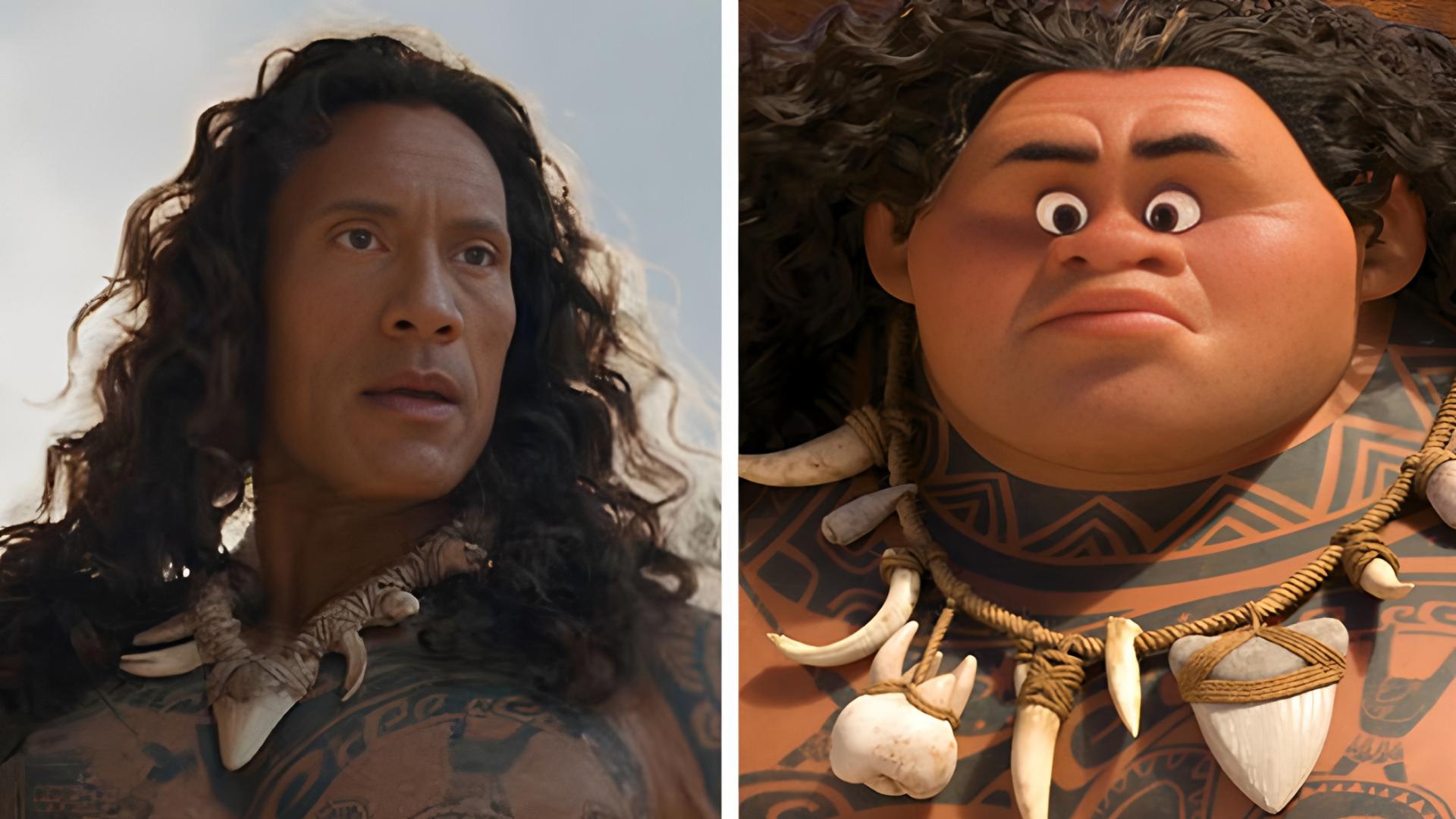 真人版《海洋奇缘》毛伊造型翻车？巨石强森假发+肌肉服遭吐槽