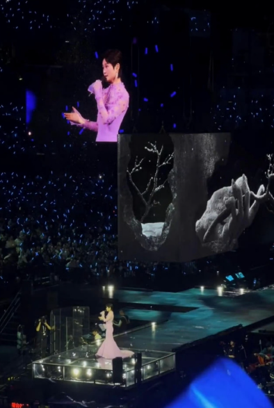 没见过雪的速来！李宇春南京演唱会唱《冬天快乐》天降“大雪”，观众被堆成雪人，氛围