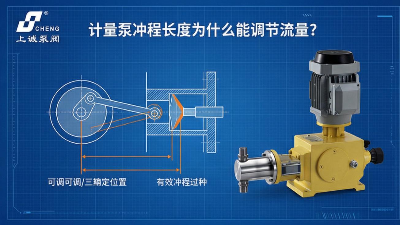 计量泵冲程长度为什么能调节流量？很多人理解错了