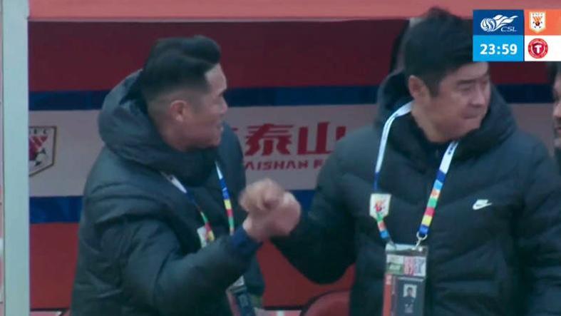 CCTV16直播泰山VS国安！林良铭状态一般，王刚+邓捷夫PK刘洋+谢文能