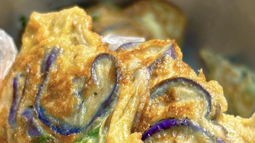 减脂期必吃！茄子鸡蛋煎饼，低卡高蛋白，软糯鲜香不发胖