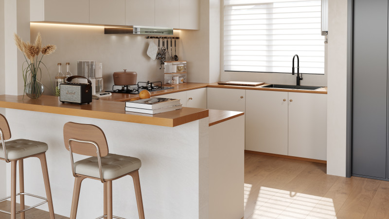 开放式厨房这么设计