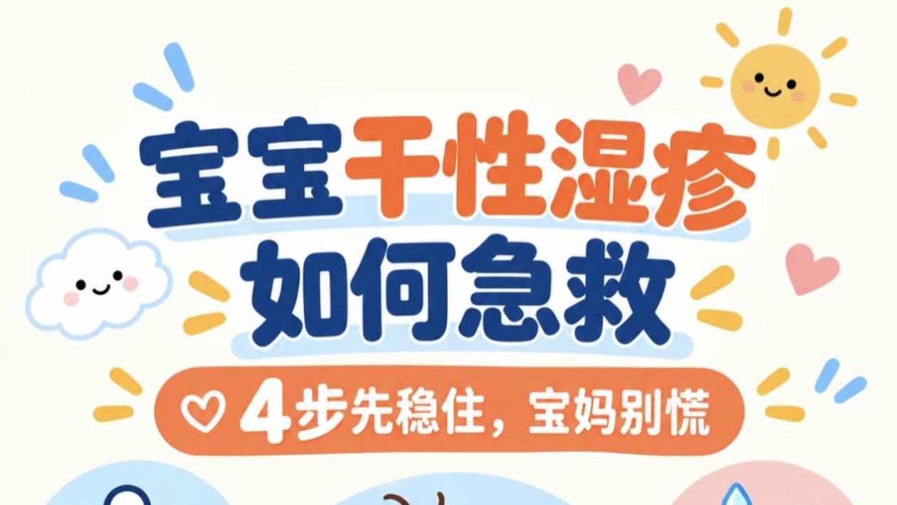 宝宝湿疹突然爆发满脸红疹！儿科妈妈的急救经验太实用了
