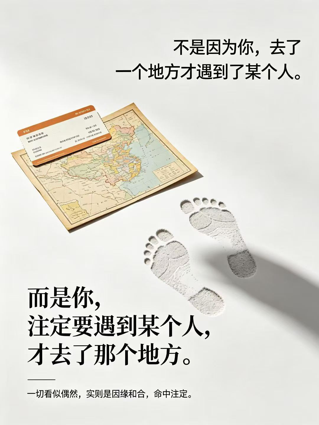 不是你去了哪里才遇见谁，是你该遇见谁，才被气数牵引到了哪里。天地为局，因果为棋，