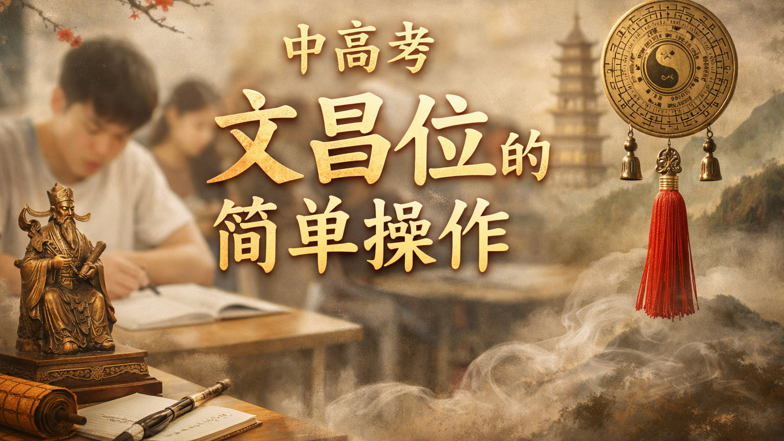 中高考文昌位的简单操作