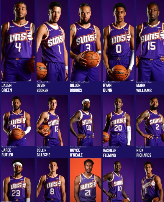 太阳队三高阵容
今天打灰熊太阳队最后的三高阵容大家也看了，奥特教练真的是有东西的