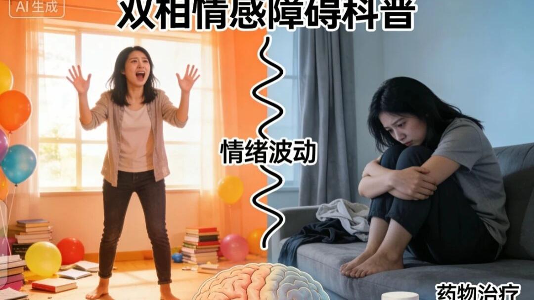 被双相情绪折磨？千万别乱服抗抑郁药，这些风险很多人都踩过
