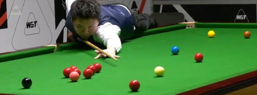 秣马厉兵！周跃龙挺进世界公开赛正赛。
经历了世界大奖赛上5：6惨痛的一役，所幸，