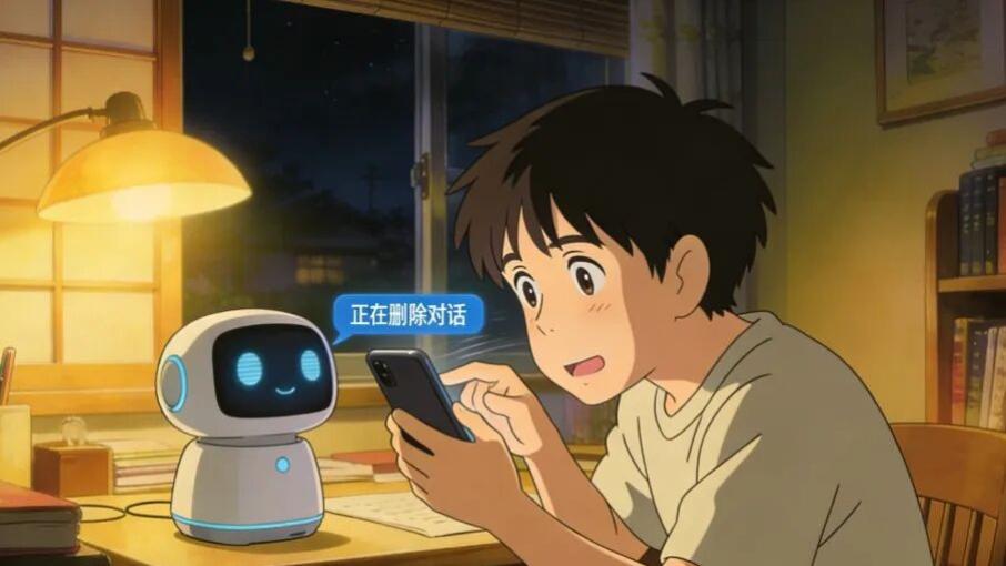 你有没有偷偷删除与AI的聊天记录？