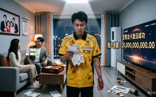 送外卖被丈母娘赶出门，妻子也跟兄弟跑了。我忍无可忍，激活至尊龙卡——二十亿到账！全场死寂。