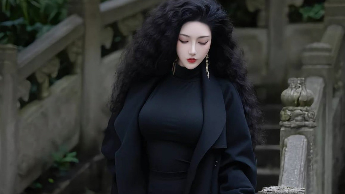 全黑穿搭，是我今天不想理人的保护色