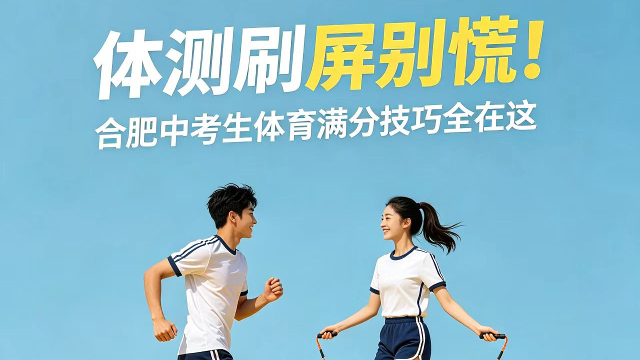 体测刷屏别慌！合肥中考生体育满分技巧全在这