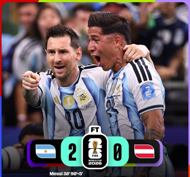 🇦🇷对阵奥地利，梅西可以射丢点球，但不能没有梅开二度！在四十年前马拉多纳对英