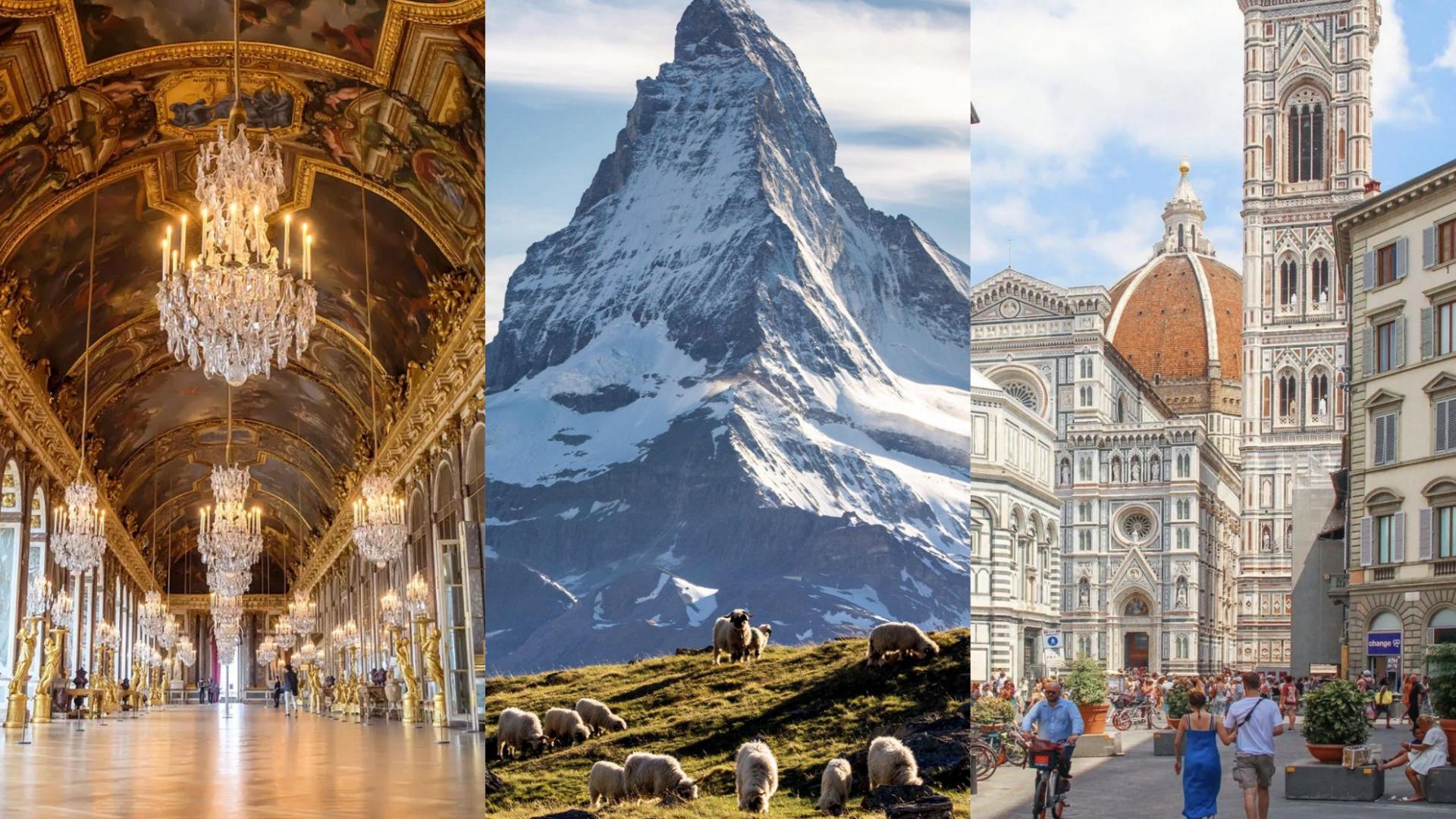 欧洲小白闭眼冲！第一次去法意瑞建议这样玩