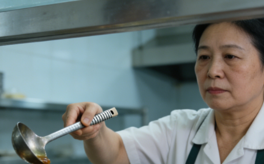 食堂大妈4年来给我打菜都故意抖勺，直到她儿子承包工程，我恰是负责验收的现场负责人：你抖啊，怎么不手抖