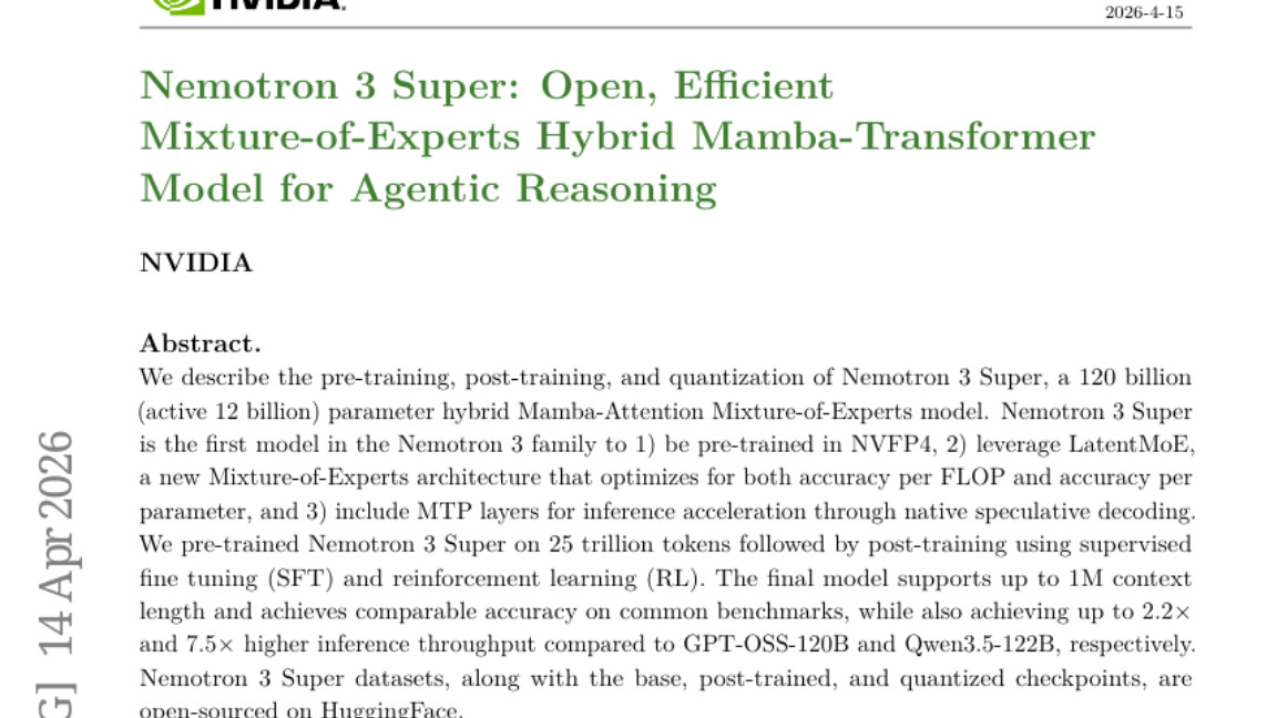 英伟达打造"超级大脑"，一款能以7.5倍速度碾压对手的推理模型