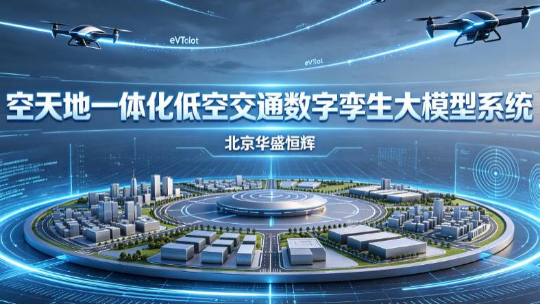空天地一体化低空交通数字孪生大模型系统融合人工智能AI技术