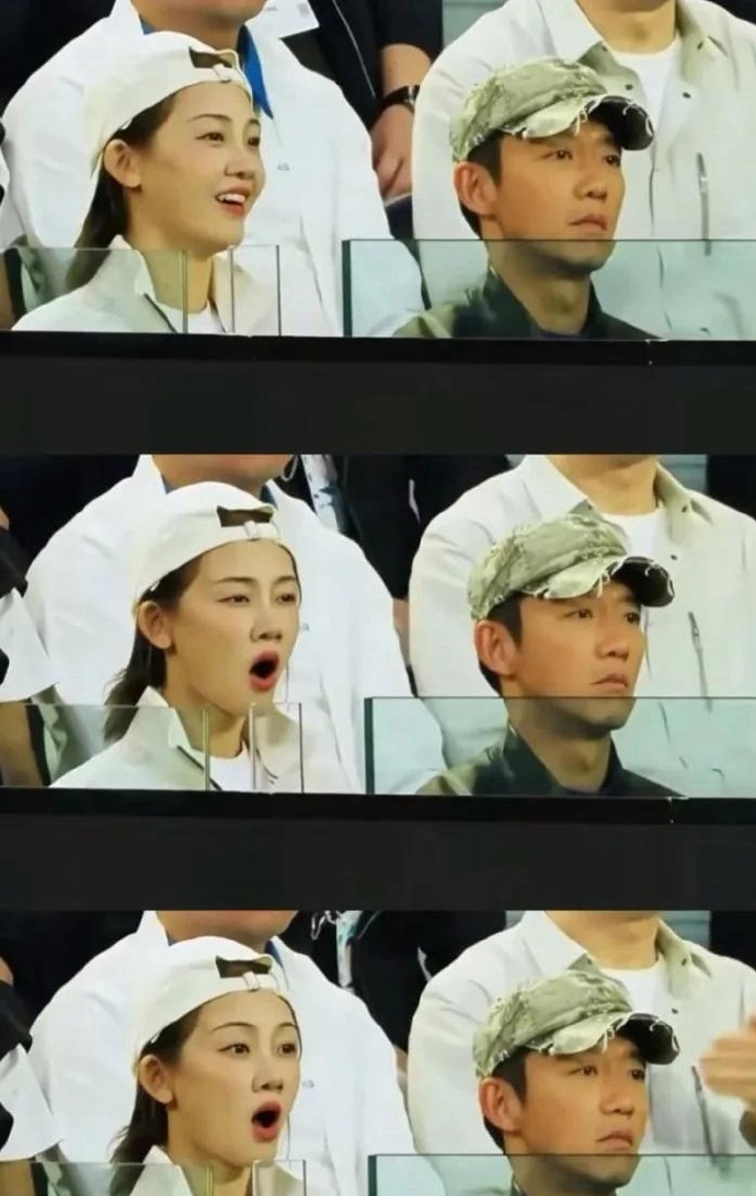 郑恺感觉有点嫌弃苗苗了，当网友问他旁边的女人是谁，他说鹿晗。郑恺看似玩梗，实际上