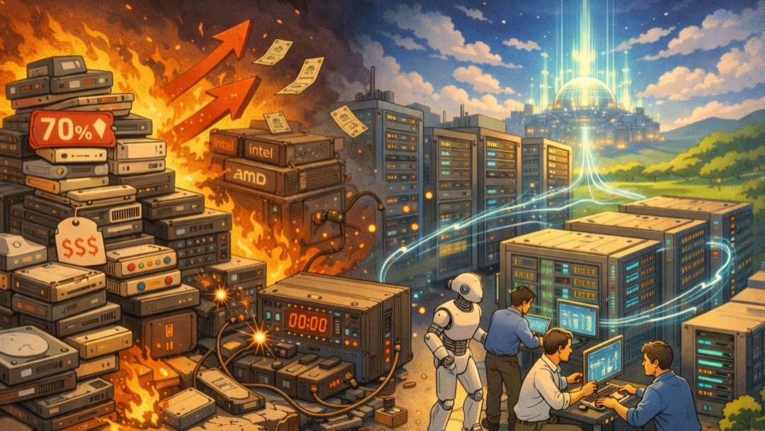 硬盘价格涨疯了，AI存储何去何从？