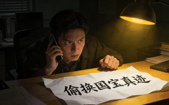 竞聘博物院院长时，我被举报“偷换国宝真迹”，警察搜我家