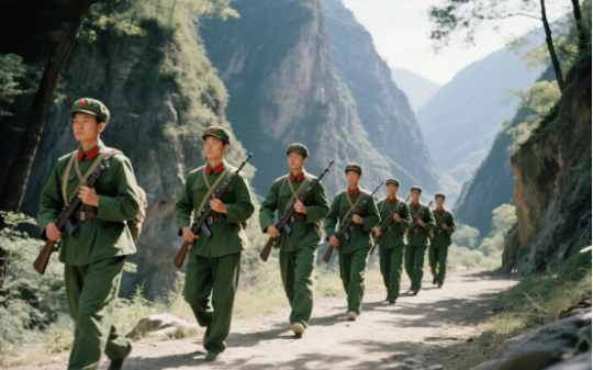 故事：68年，7名战士在山谷遭狼群围攻，为保性命枪管子打得发烫