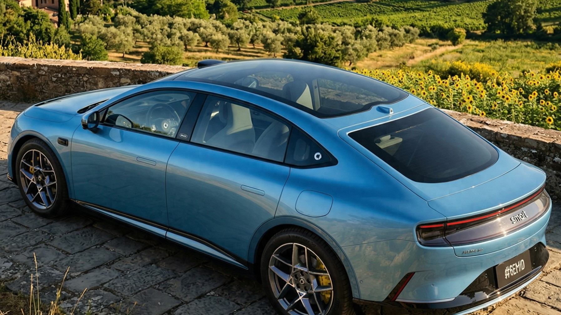 高定蓝自带奢品气场，全新smart精灵6号尽显质感