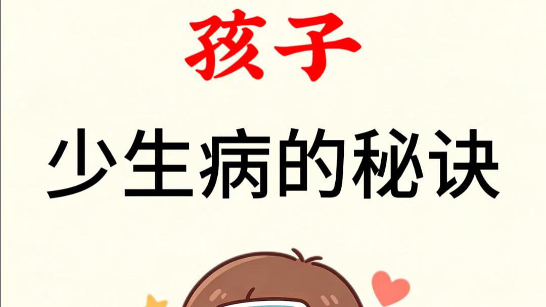 带娃三年，才明白：让孩子少生病，从来不是靠“治”，而是靠“早一步”