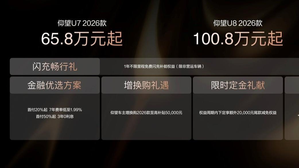 仰望2026款旗舰矩阵联袂上市，重塑高端出行体验