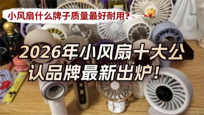 小风扇什么牌子质量最好耐用？2026年小风扇十大公认品牌最新出炉！