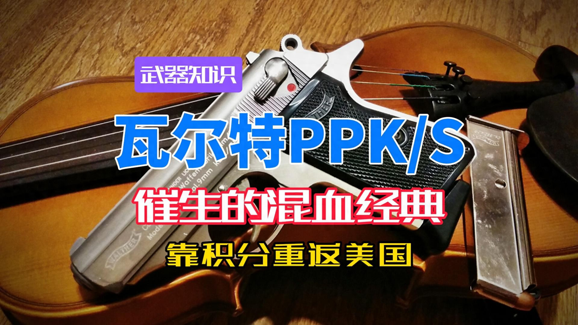 法律催生的混血经典 瓦尔特PPKS 如何靠积分补丁重返美国