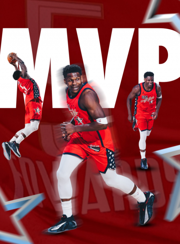 全明星落幕改制后的全明星观感大跌
爱德华兹夺得MVP奖杯3场合计 32分9篮板3