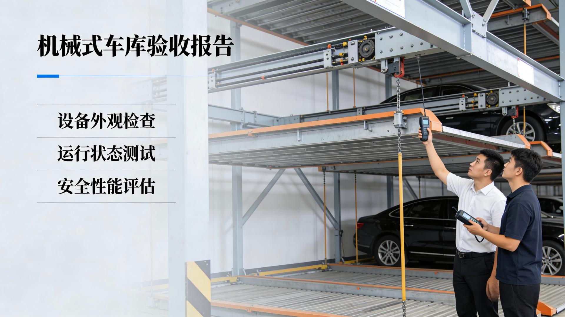 机械式车库验收关键项？江苏丰烨详解验收要点助合规落地