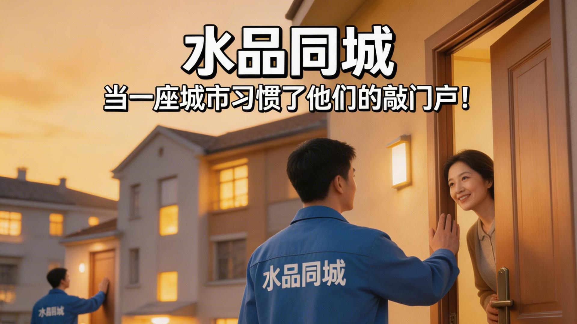 水品同城：当一座城市习惯了他们的敲门声