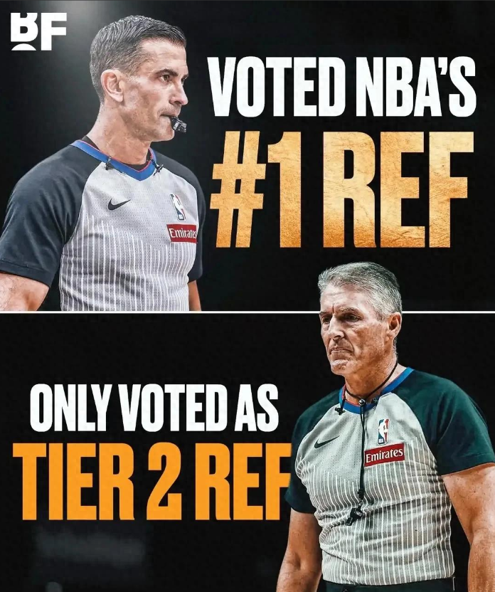 美媒发文谈到了知名NBA裁判福斯特：

大名鼎鼎的争议名哨斯科特-福斯特仅被评为