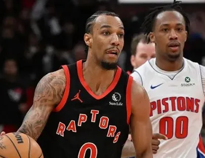 根据美国记者Shams的消息，多伦多猛龙将双向合同的后卫AJ-劳森转为正式合同，