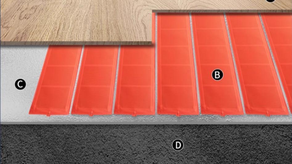 层高“零”牺牲！木地板+石墨烯电热膜干铺，薄至2cm，温暖舒适兼得​