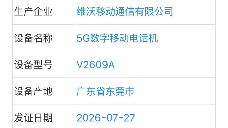 备案多款AI大模型，消息称一款vivo新机入网，预计来自X500系列