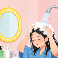 ai洗澡的小女孩