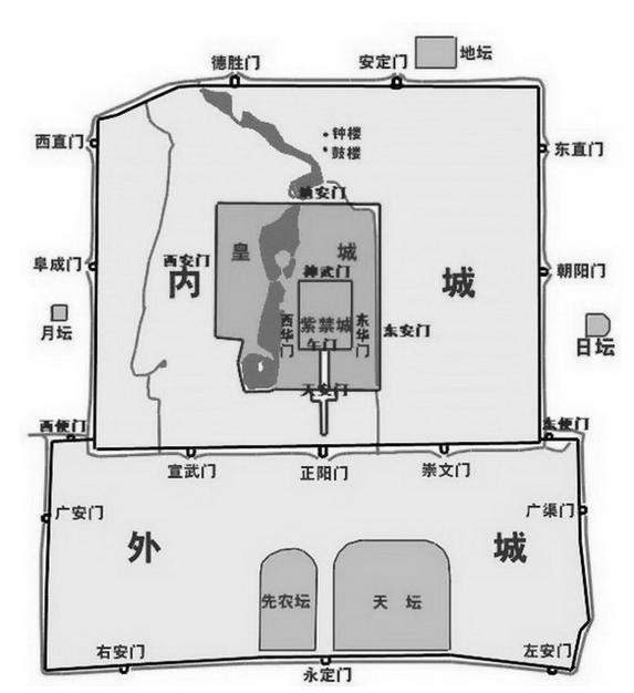 乾隆京城全图复原图图片